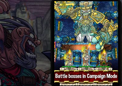 Campaign through Artyficia and battle unique bosses!